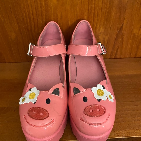 Pink pig Koi mary janes size UK 7 (US 9) - Picture 2 of 9